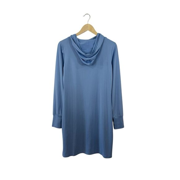 Skyr NWT Medium Dress Sky Blue Hooded UPF 50 Sun Protection Swim Cover Up - Picture 2 of 12